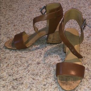 Heeled Block Sandals